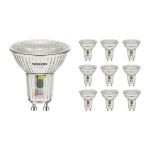Mehrfachpackung 10x Noxion LED-Spot GU10 PAR16 3.6W 345lm 36D - 840 Kaltweiß | Ersatz für 50W