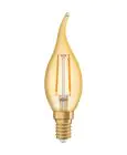 Ledvance Vintage 1906 LED E14 Kerze Gold 1.5W 120lm - 824 Extra Warmweiß | Ersatz für 15W